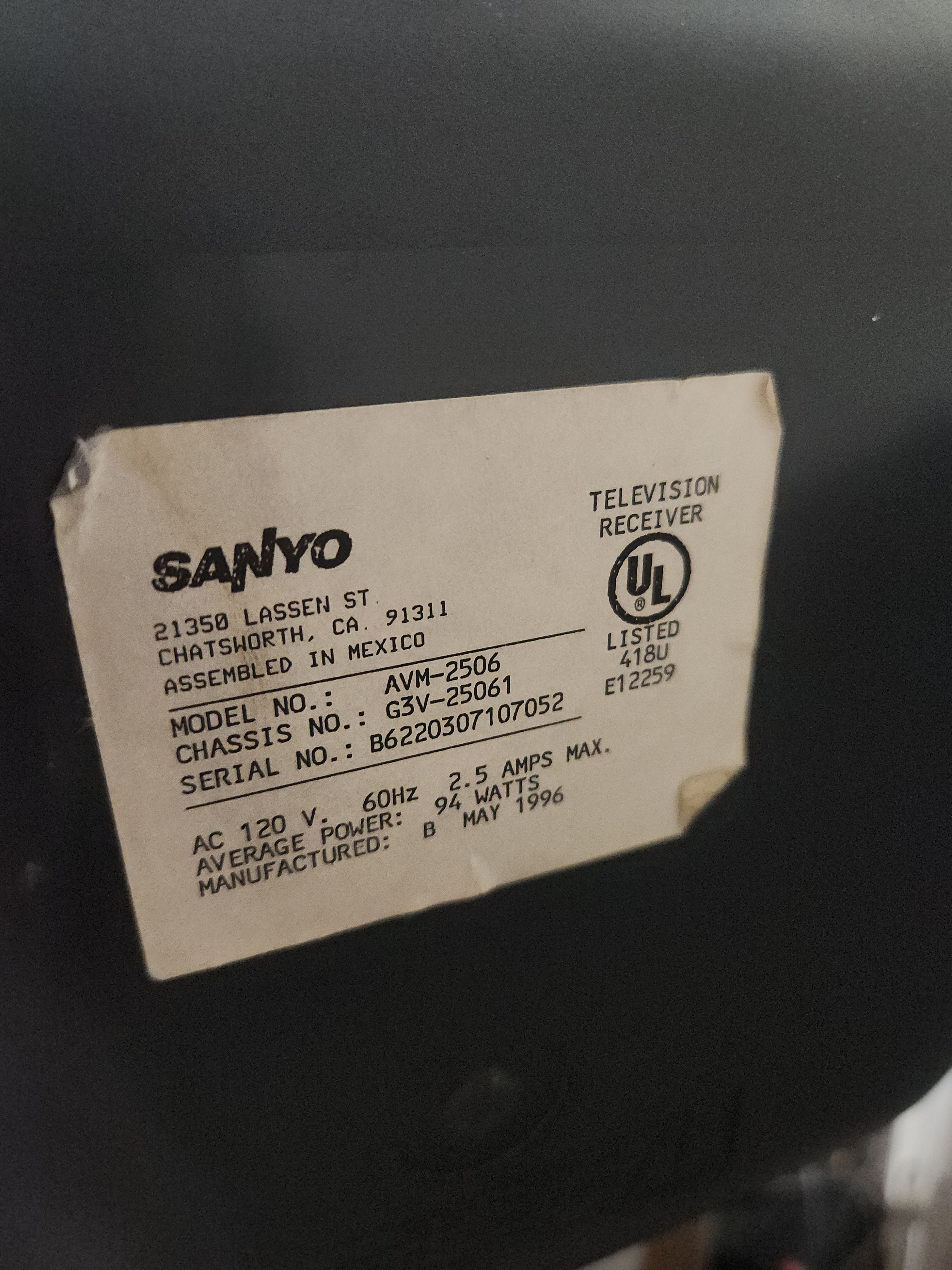 Sanyo AVM-2506