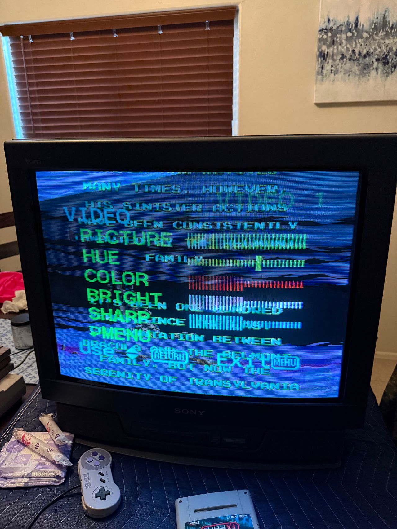 KV-27TS36 - OSD on top of the RGB image