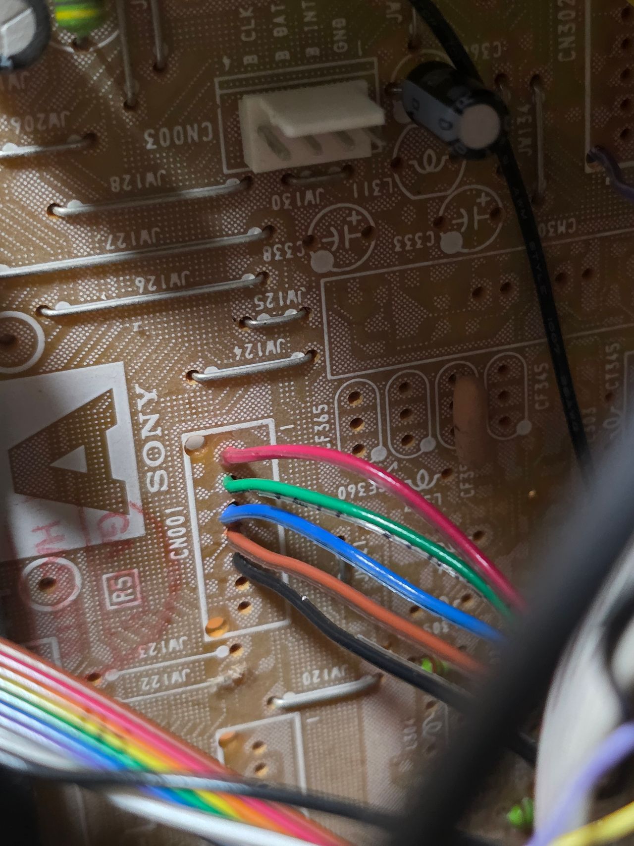 KV-PG14P10 - R, G, B, blanking, ground wires