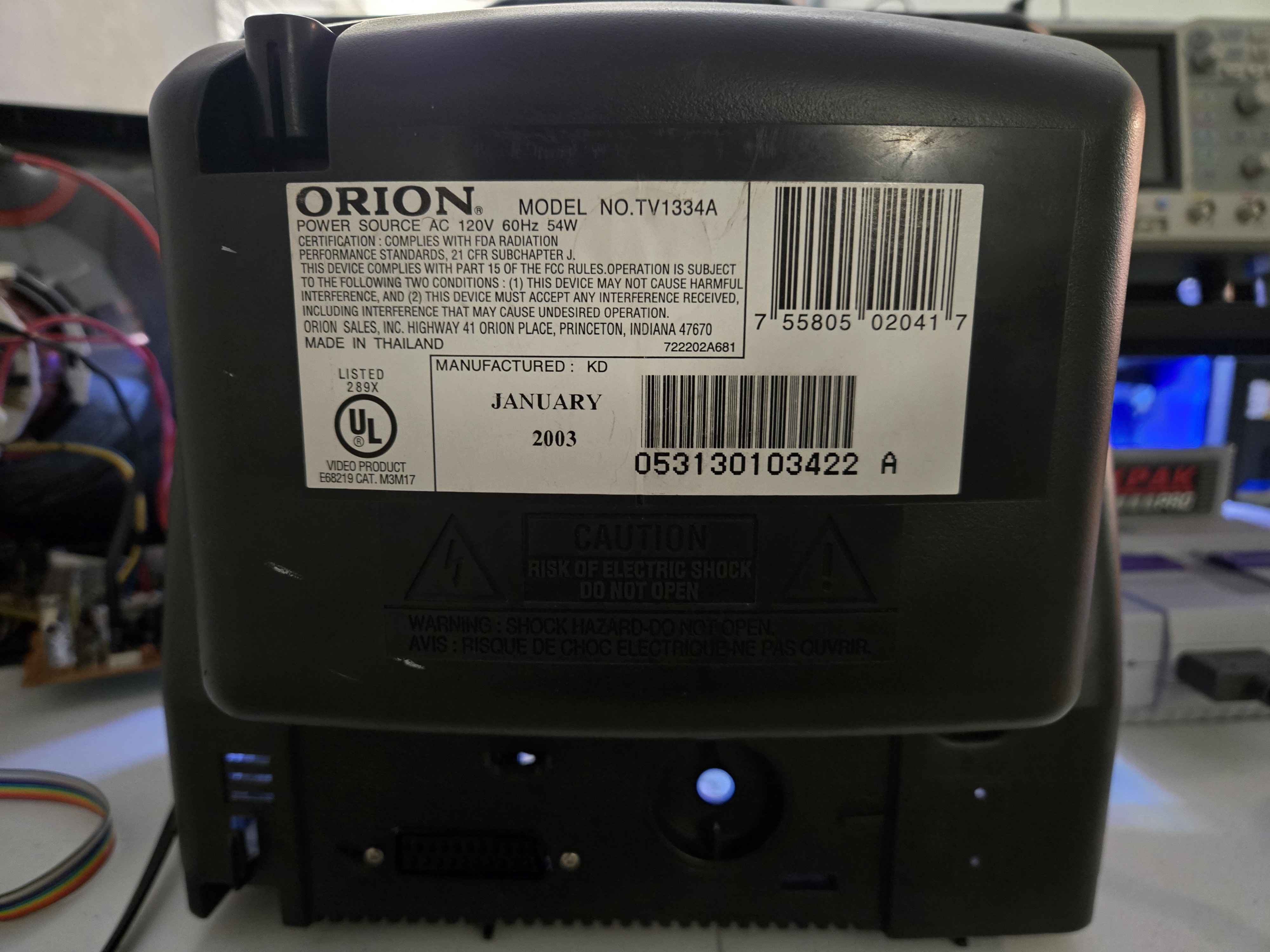 Orion TV1334A