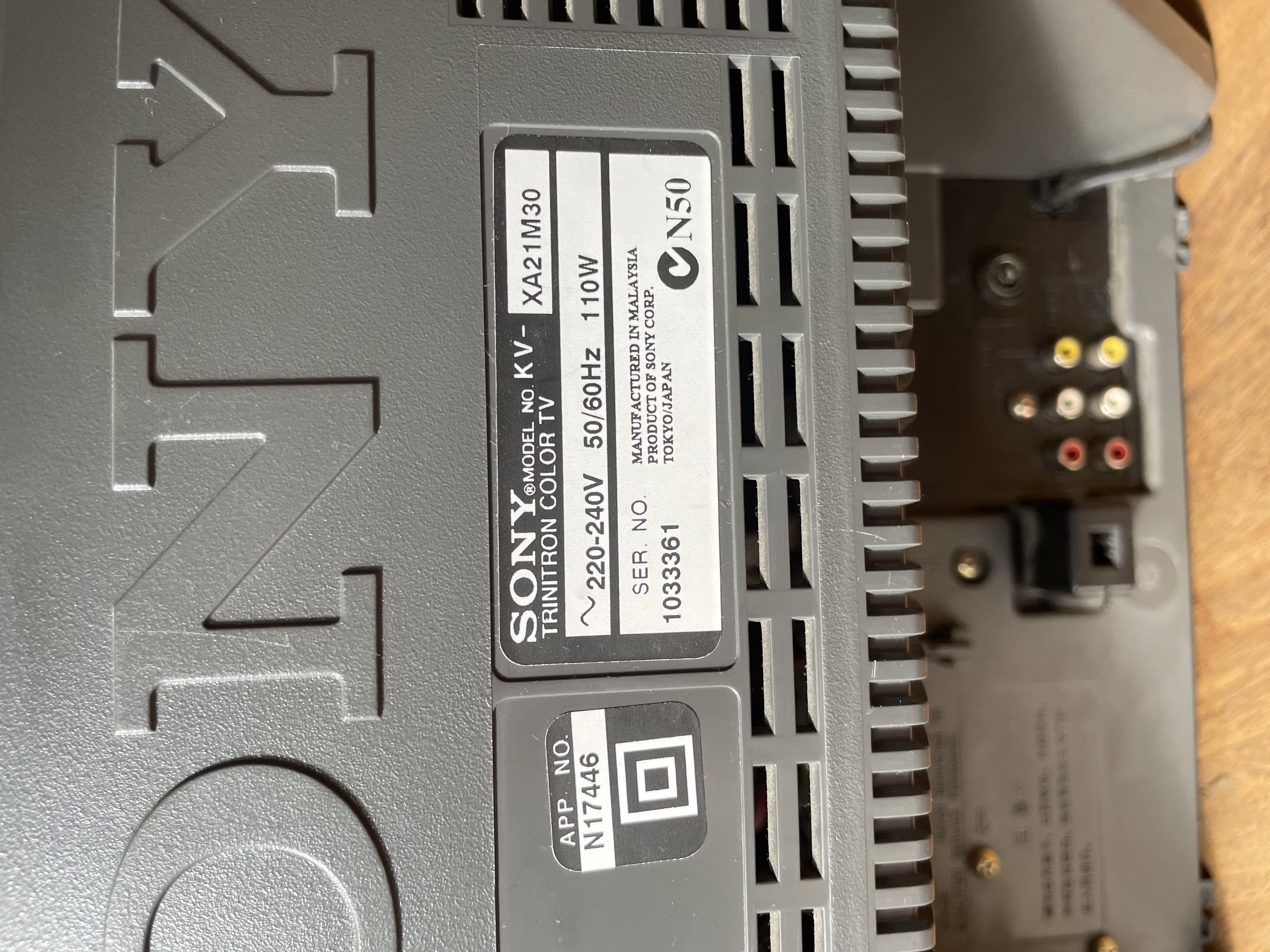 Sony KV-XA21M30