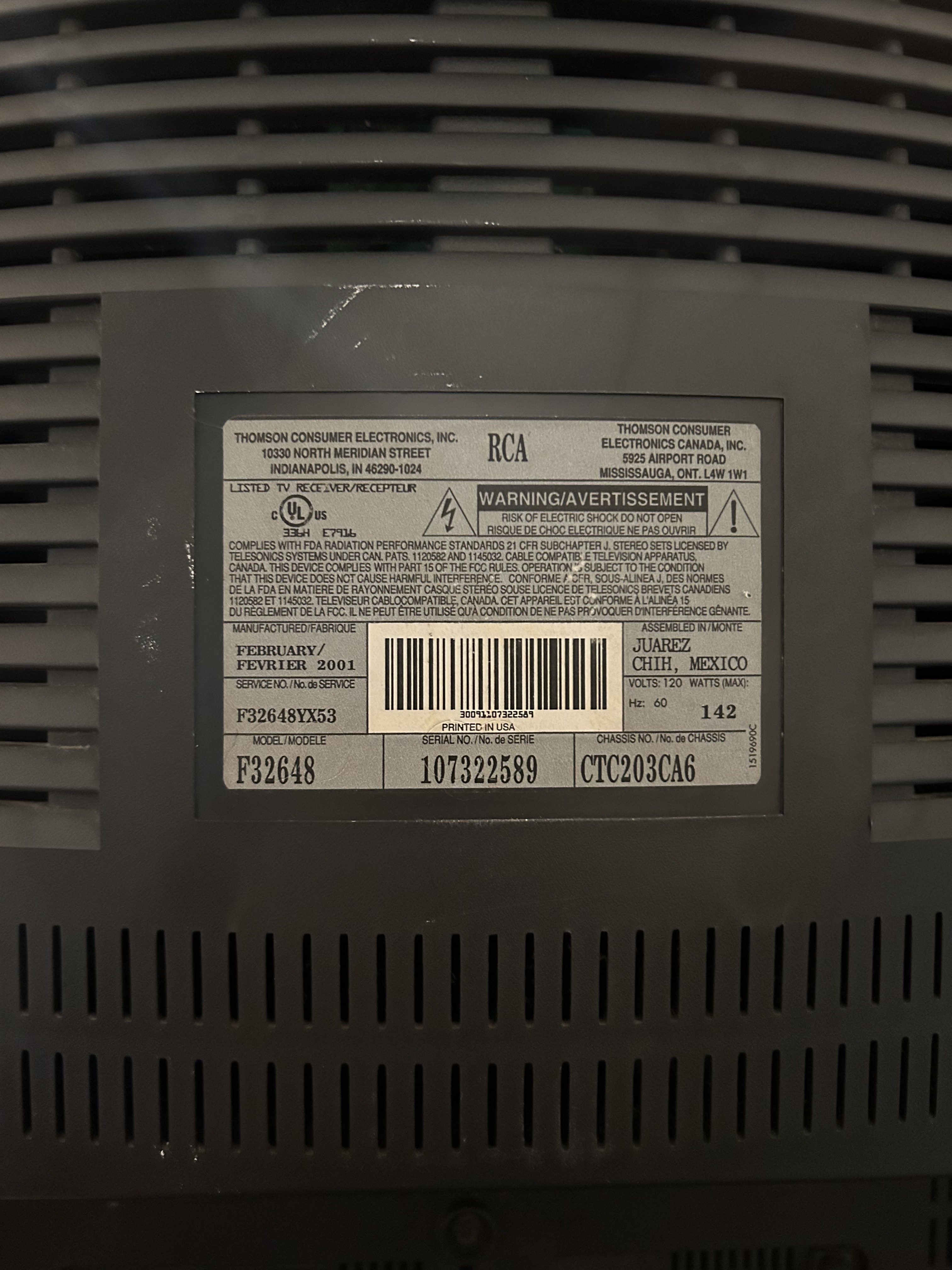 RCA F32648