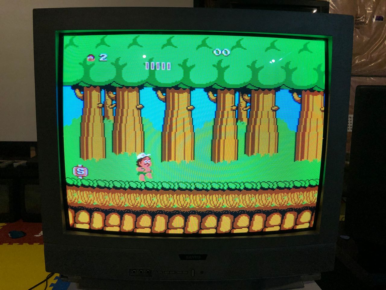 DS27214 - NES - Adventure Island. Directly from an RGB modified NES.