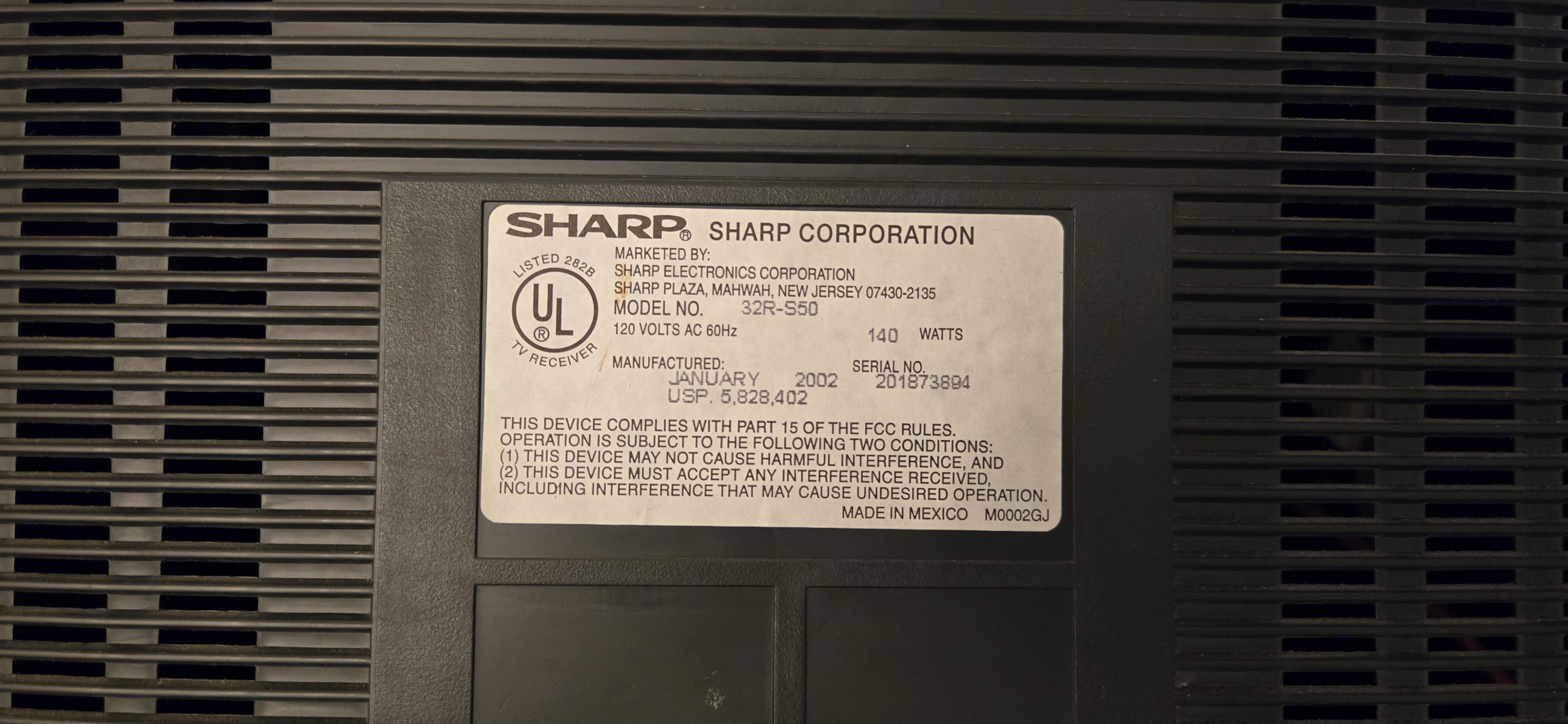 Sharp 32R-S50