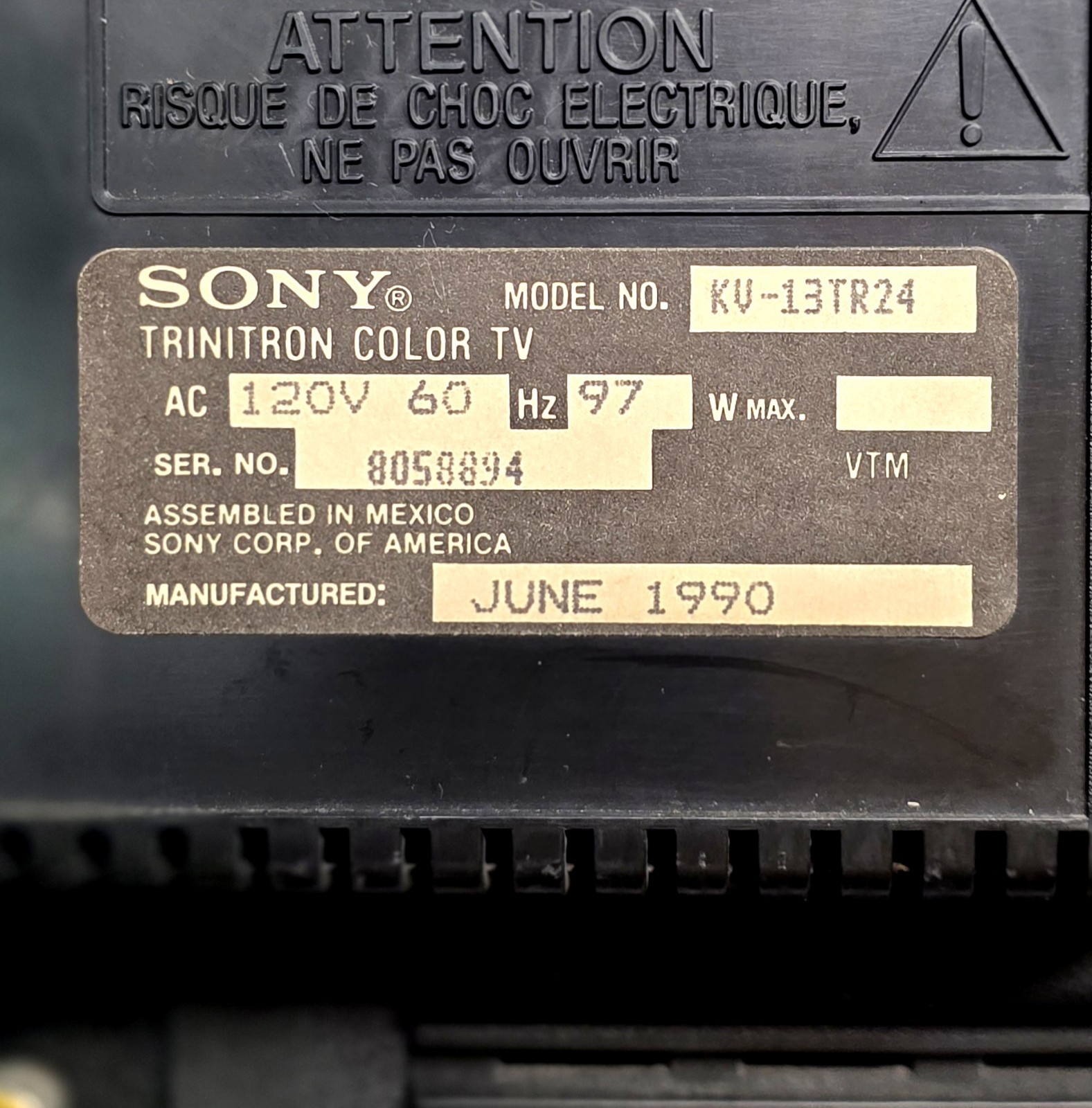 Sony KV-13TR24