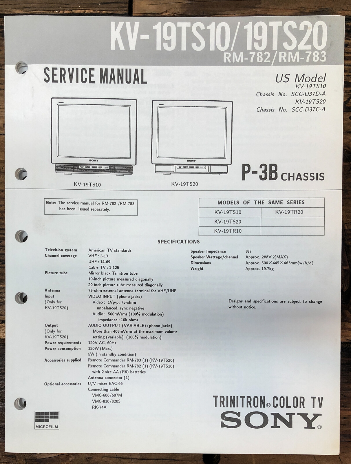 Sony KV-19TS20