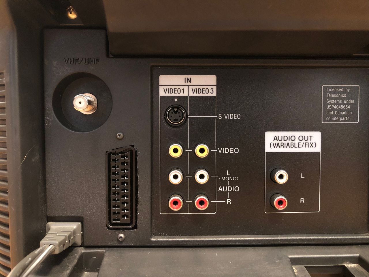 KV-27TS36 - SCART port mounted (Closeup)