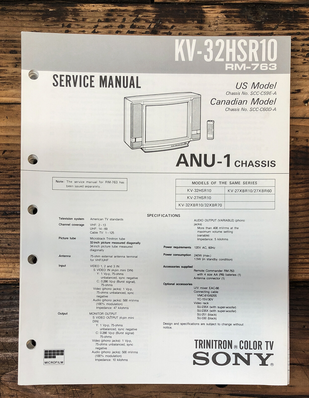 Sony KV-32HSR10
