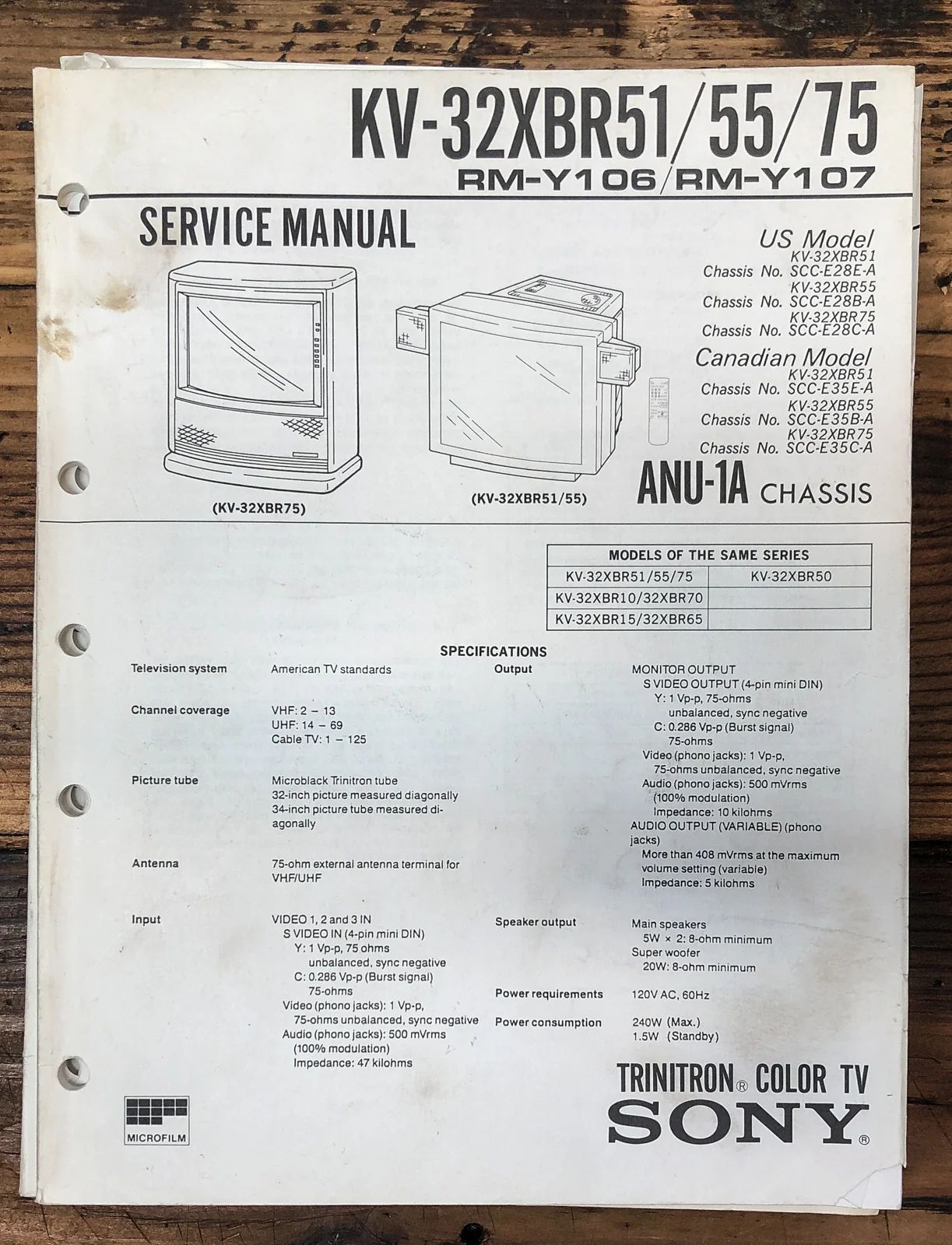 Sony KV-32XBR55