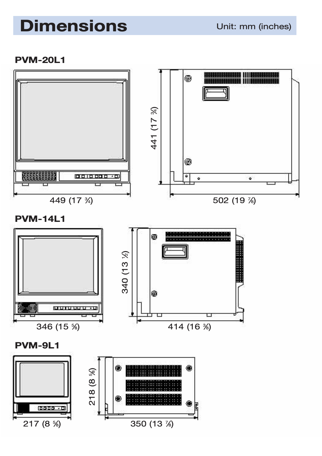 Sony PVM-20L1