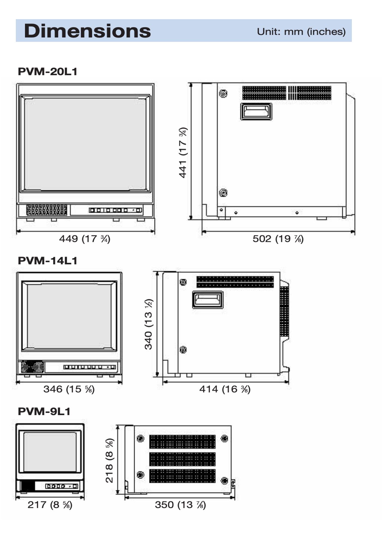 Sony PVM-20L1