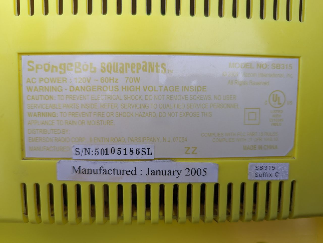 Emerson SB315