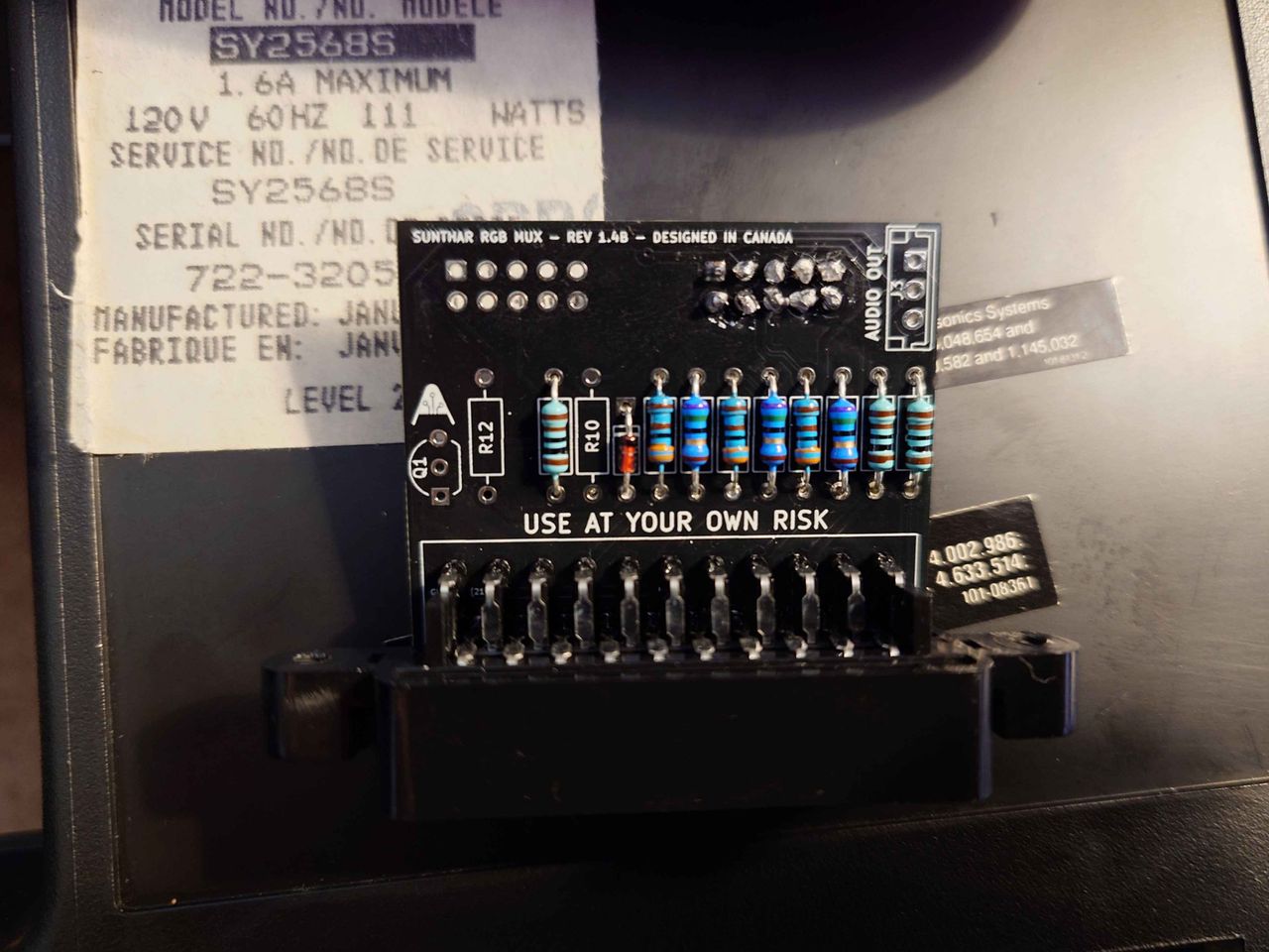 SY2568S - Mux board configuration. If you find colors to be uneven in the end, and/or are lacking brightness, even after a...