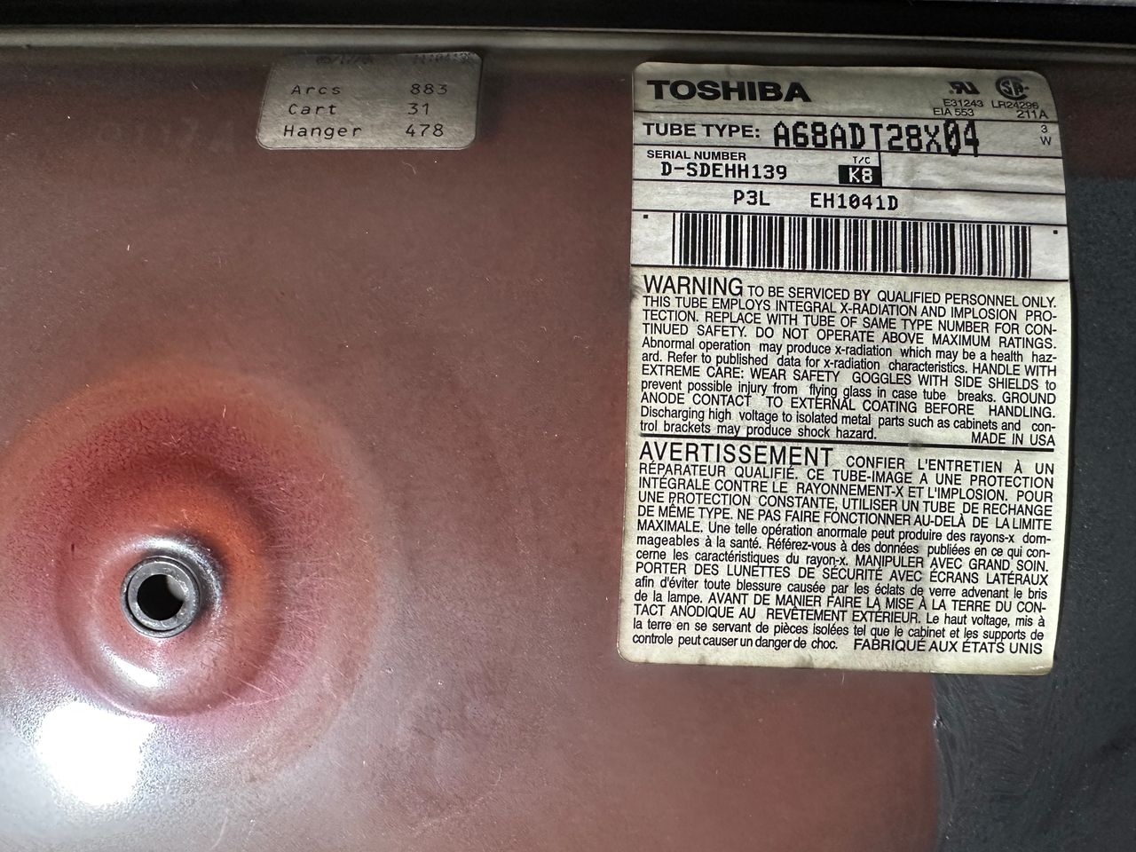 27A40 - Tube label