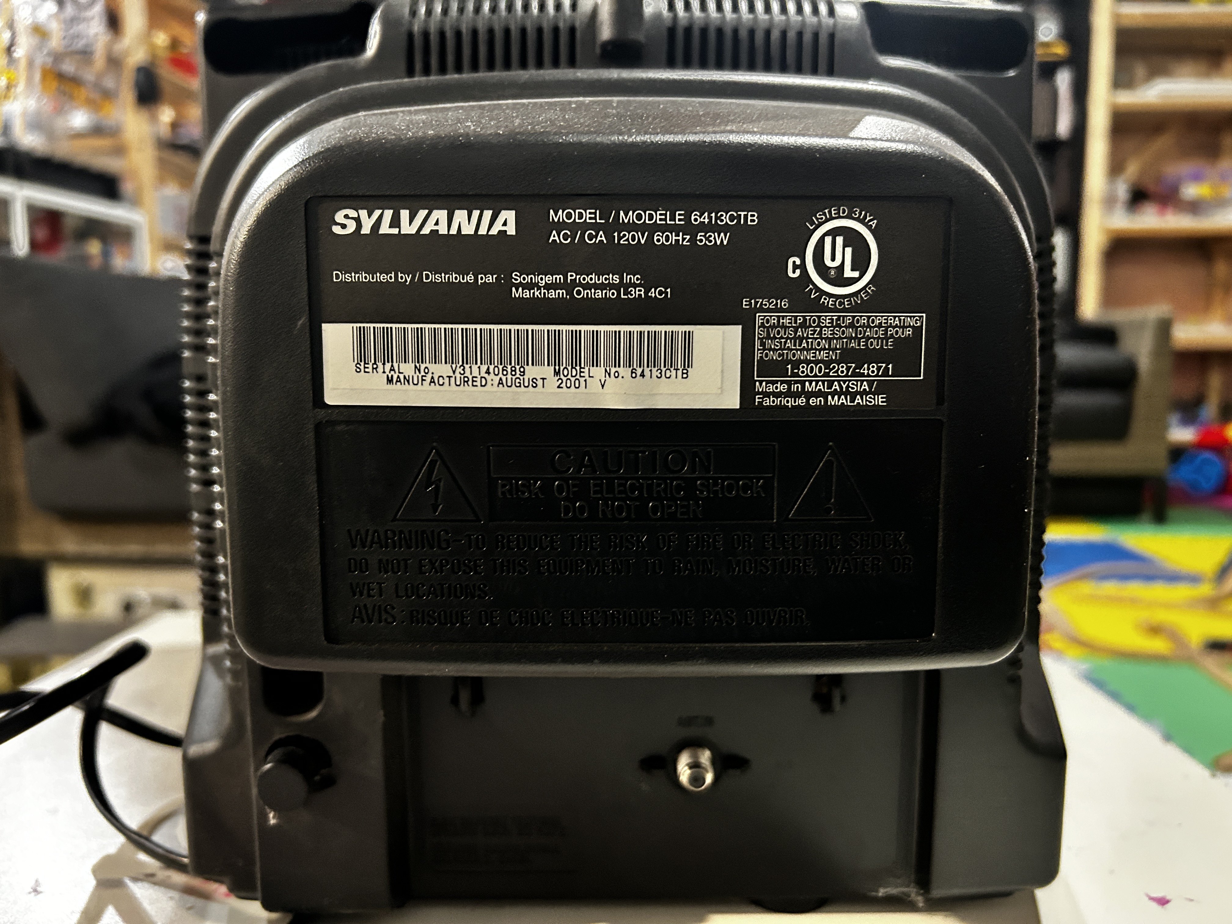 Sylvania 6413CTB