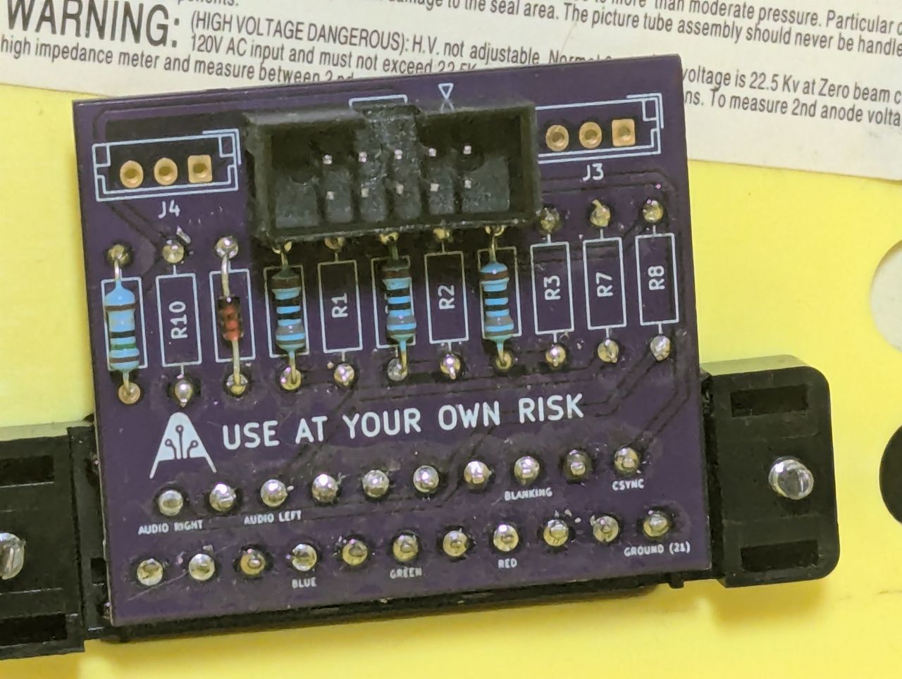 SB315 - 1.3C board shown. You can also use 1.4C board. Decided to install resistors on both sites, but ideally you want al...