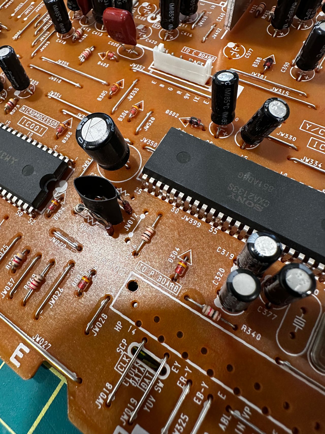 KV-27S42 - I saw someone I other post do this since these resistors and diodes are so close together