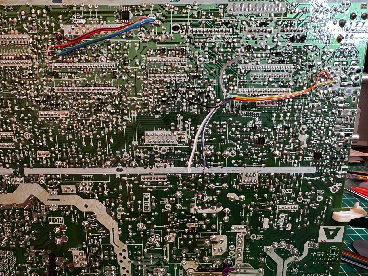 KV-27S42 - Zoomed out pic. Next step is to attached audio and grounds