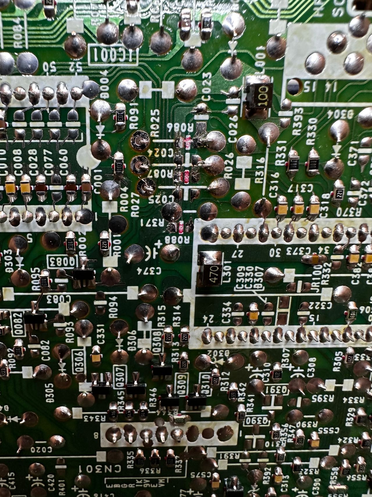 KV-27S42 - I made a mistake and desoldered the wrong side getting ready to prep for the diode’s. Had to solder these again