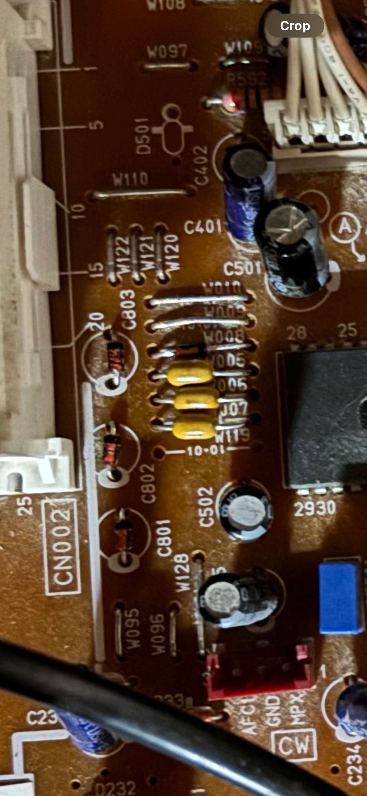 AV-27050 - See above for how capacitors and diodes are installed.