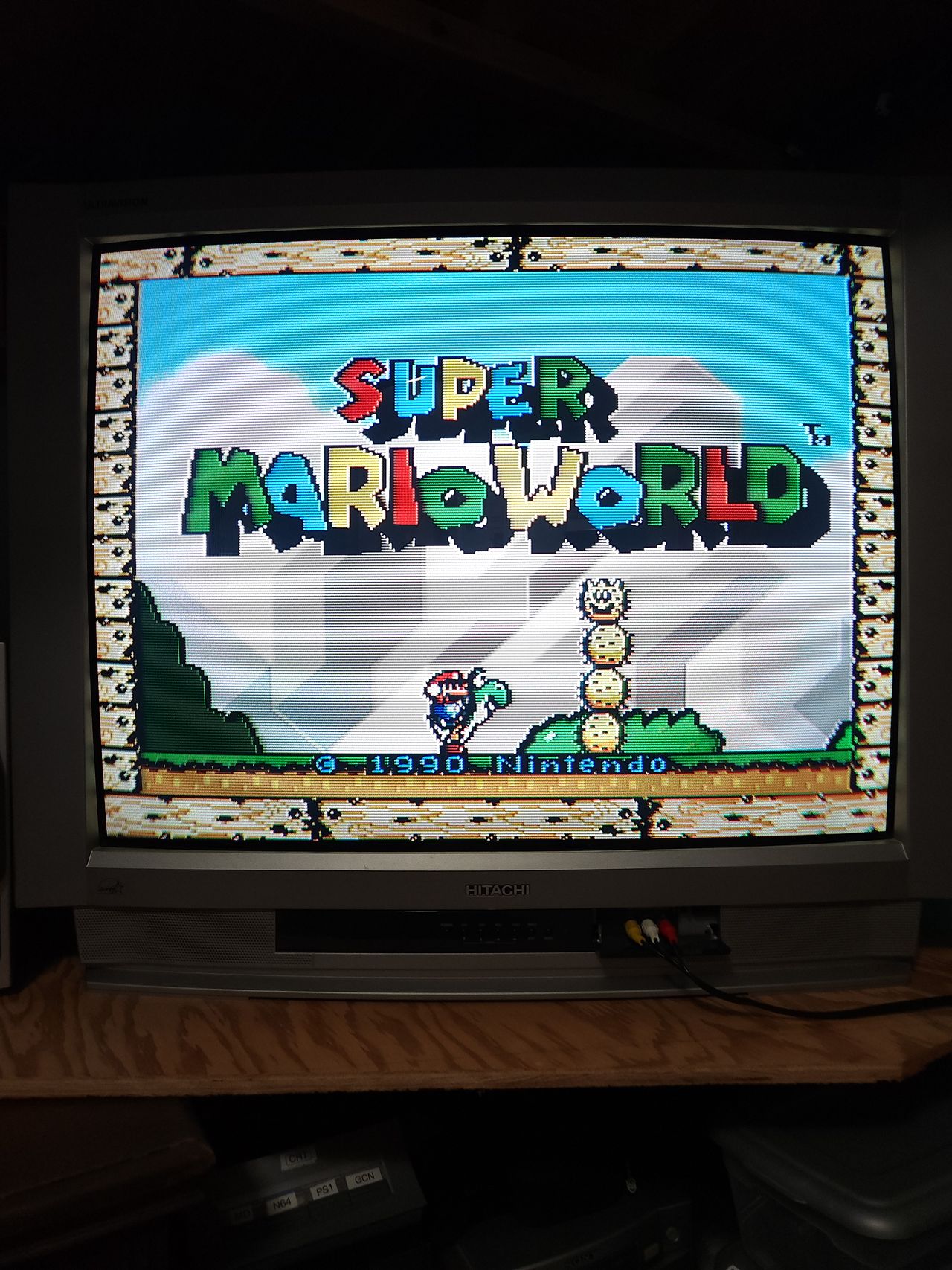 36UX01S - Composite from the same SNES.