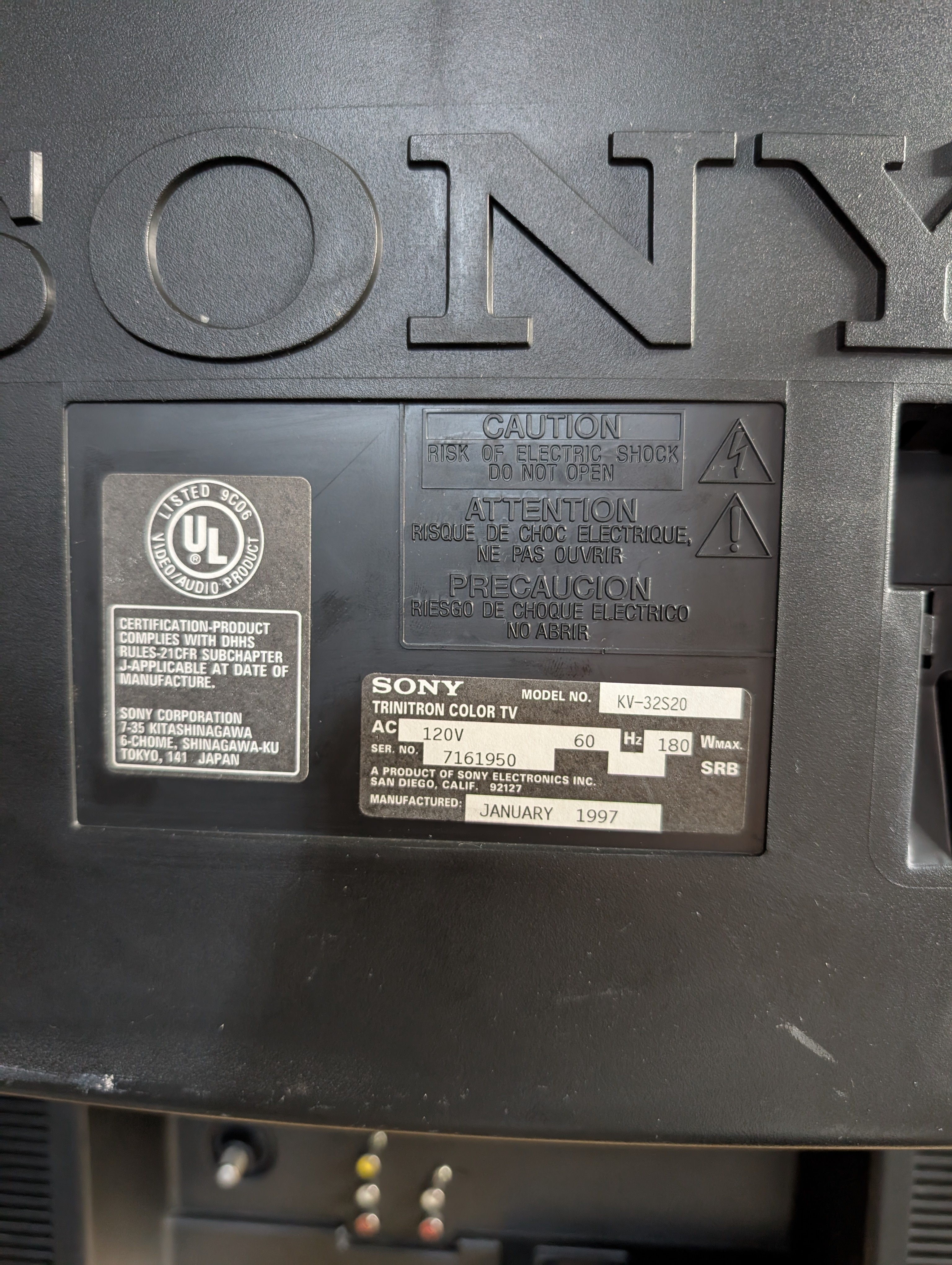 Sony KV-32S20