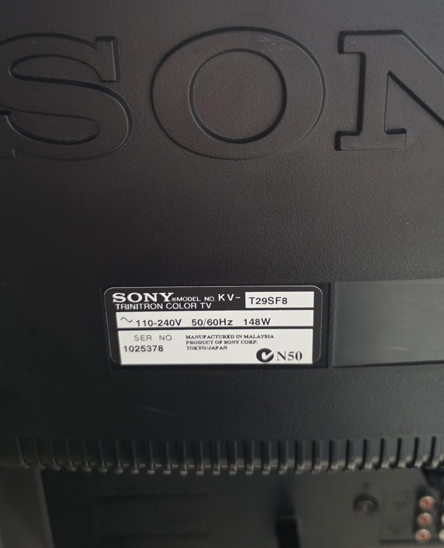 Sony KV-T29SF8